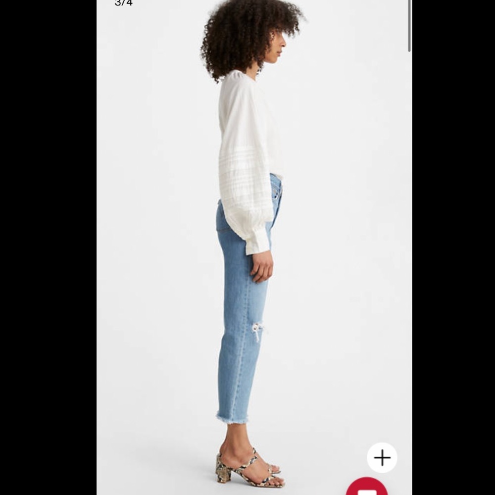 LEVIS NWT wedgie straight jeans 32x26 - Picture 3 of 4